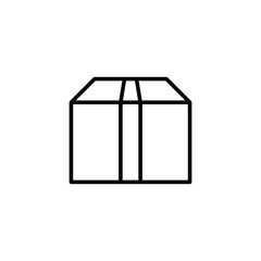 box cargo icon vector sign