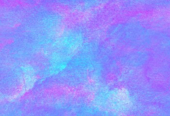 Abstract watercolor blue and purple background