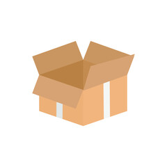 box cargo icon vector sign