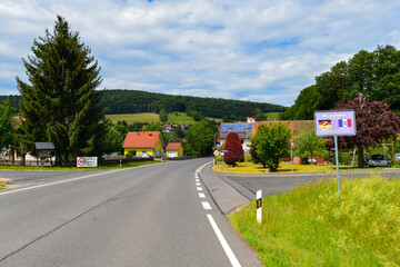 Fototapeta na wymiar Speicherz, Gemeinde in Motten im Landkreis Bad Kissingen