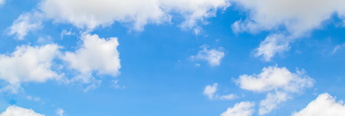 blue sky with cloud closeup. blue sky background with a tiny clouds.