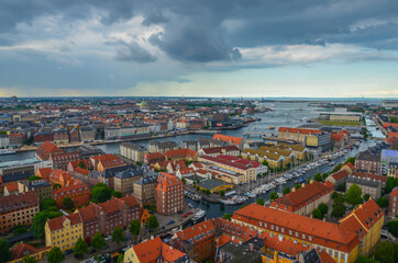 Fototapeta na wymiar View from Copenhagen, Denamrk