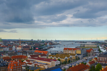 Naklejka na ściany i meble View from Copenhagen, Denamrk