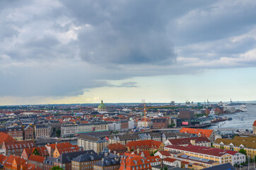 Fototapeta na wymiar View from Copenhagen, Denamrk