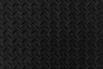Black diamond plate texture and background seamless