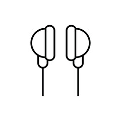 headphone icon vector