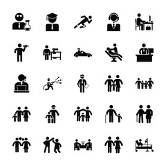 Set Of Families Pictogram