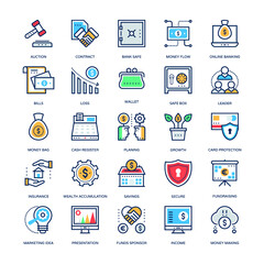 Finance and Banking Vector Icons 2
