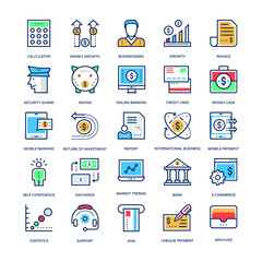 Finance and Banking Vector Icons 3