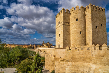Obraz premium Calahorra Tower, Torre de la Calahorra in Cordoba, Spain