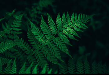 Perfect natural fern leaves background.