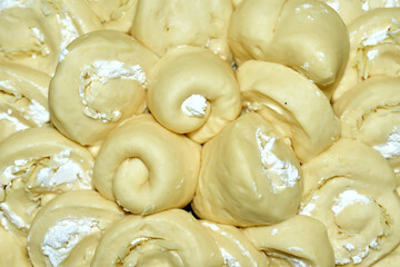 traditional pastry from the Balkan region ready for the oven
