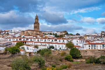 Obraz premium Kościół Santa Catalina w Jerez de los Caballeros, Badajoz, Hiszpania.