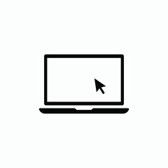 laptop icon vector