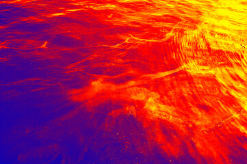 Abstract colored background - colorful water surface.