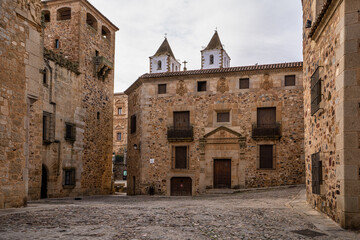 San Francisco Javier church built in baroque style in Caceres, Spain
