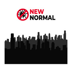 Fototapeta premium new normal icon vector illustration