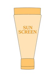 illustration of a Sunscreen