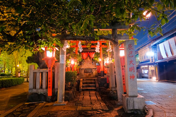 Fototapeta premium 京都 辰巳大明神 夜景