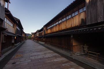 Fototapeta premium District of Higashi Chaya in Kanazawa (Japan)