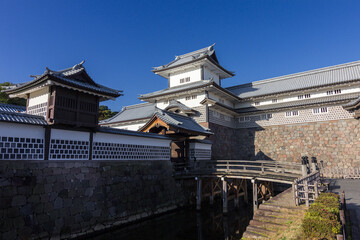 Castle of Kanazawa in Japan