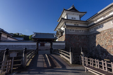 Fototapeta na wymiar Castle of Kanazawa in Japan