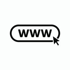 internet icon vector