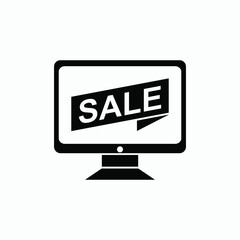 sale label icon vector