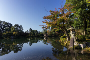 Kenroku-en garden in Kanazawa (Japan)