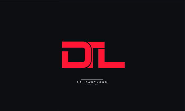 DTL Letter Business Logo Design Alphabet Icon Vector Symbol