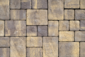 Gray Texture of cement paving slabs for banner.