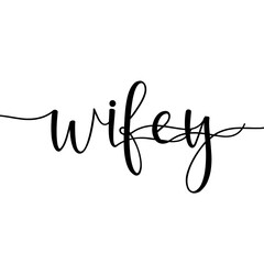 Wifey wedding sign wedding decor