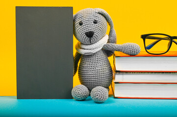 School board and plush toy