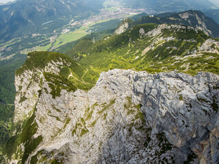 Alpspitze via ferrata near Garmisch Partenkirchen