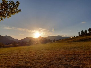 coucher de soleil