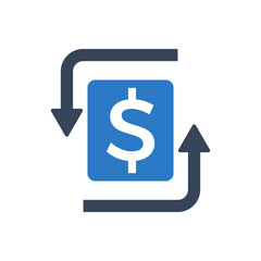 Currency exchange icon