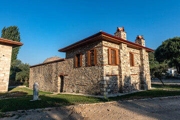 Fototapeta na wymiar Ottoman architecture in Stratonekeia ancient city