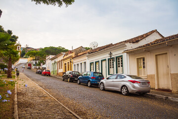Fototapeta na wymiar Old street in São João del Rei