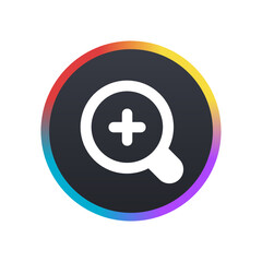 Obraz premium Zoom In - Push Button