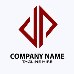 abstract modern company logo concept