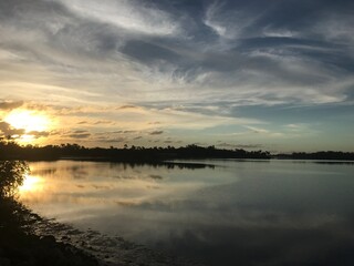 Obraz premium Florida sun on water