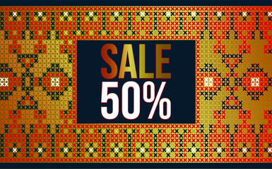 Winter sale. Shopping.