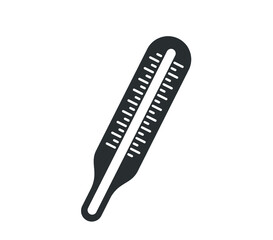 Thermometer icon. Medical thermometer vector design. 