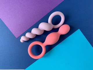 Sex toy. Anal plug, butt plag. Useful for adult