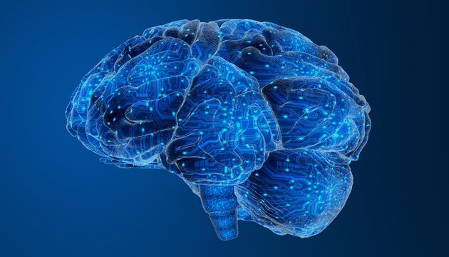 3d rendering of a brain