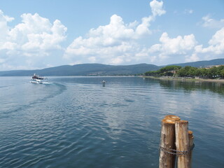 Braccianosee Trevignano Italien