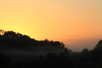 Sunrise in Lifton, Devon