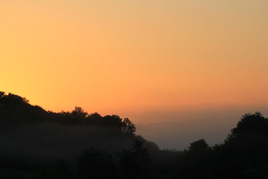 Sunrise in Lifton, Devon