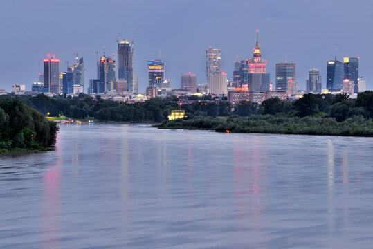 Warsaw, Poland - view of the city.