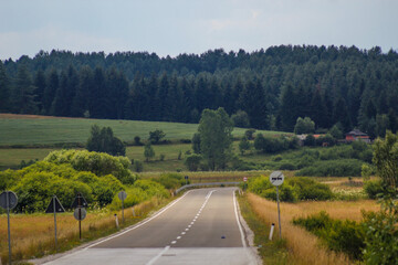 country road in the mountains